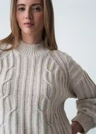 Tejido Mujer Crudo Ballueca Claro Talla XS Naf Naf