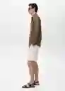 Bermuda Carp Offwhite Talla 38 Hombre Mango