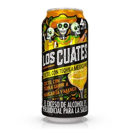 Los Cuates Coctel Tequila Margarita Mango