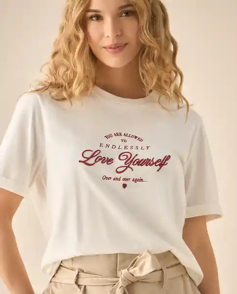 Camiseta Blanco 0 Claro Talla L 603G000 Esprit