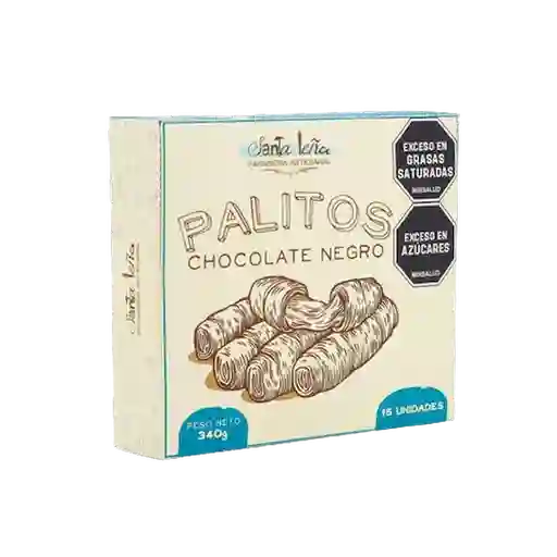 Santa Leña Palito Mini Chocolate Negro