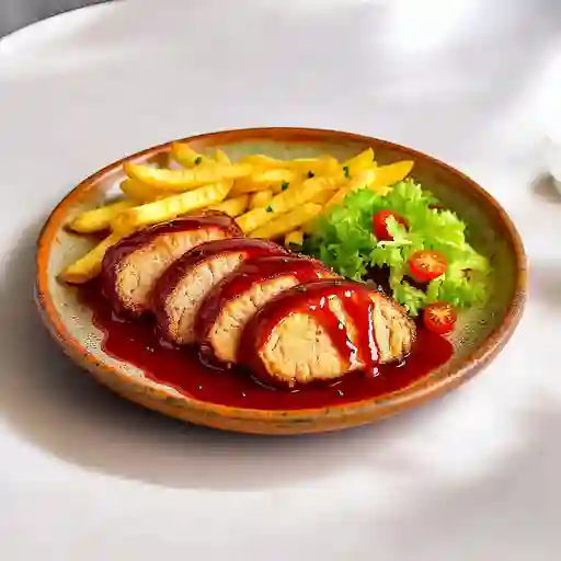 Lomito De Cerdo En Salsa Bbq