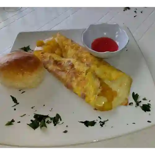 Omelete Hawaiano.