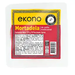 Mortadela de Pollo Tradicional Ekono