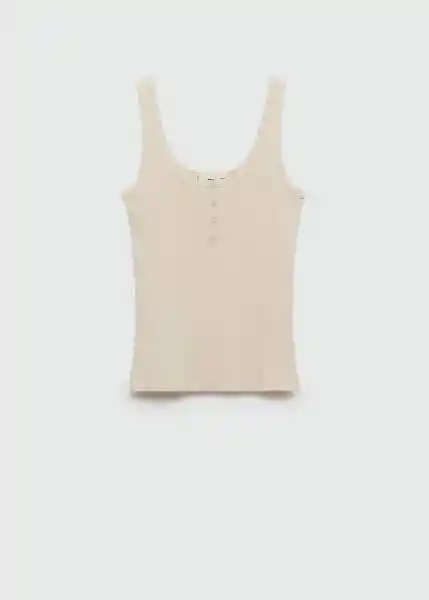 Top Brisa Crudo Talla S Mujer Mango