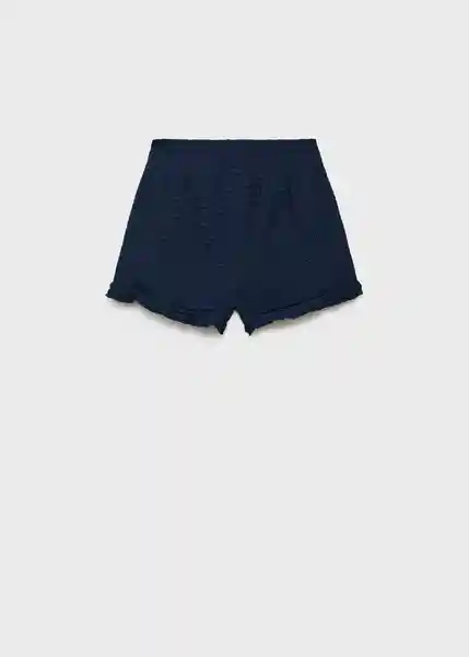 Short Val Navy Talla 12 Niñas Mango