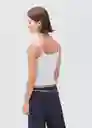 Top Lara Offwhite Talla 20 Teen Niñas Mango