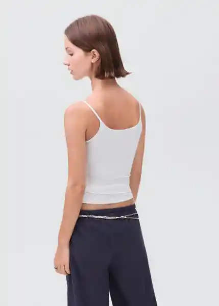 Top Lara Offwhite Talla 20 Teen Niñas Mango