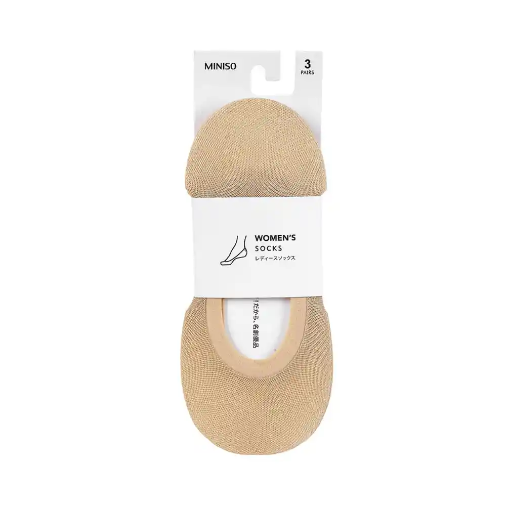 Miniso Protector de Pie Para Mujer Medianas Piel