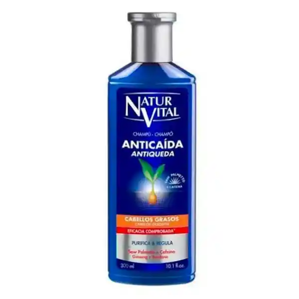 Natur Vital Shampoo Anticaida Cabellos Grasos