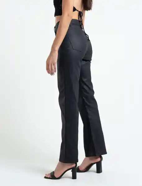  Pantalon Percival Negro Puro Ultra Oscuro Talla 4 Naf-Naf 