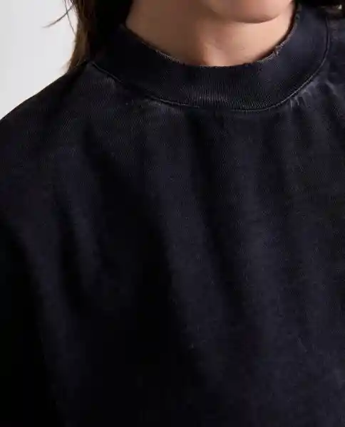 Camiseta Mujer Negro Talla XS 609G005_NEG194004 Americanino