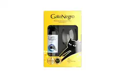 Gato Negro Set Vino Merlot + Vaso