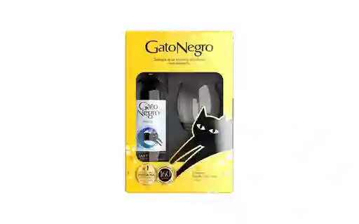 Gato Negro Set Vino Merlot + Vaso