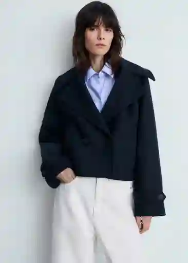 Chaqueta Swift2 Navy Talla XS Mujer Mango