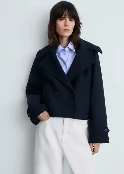 Chaqueta Swift2 Navy Talla XS Mujer Mango