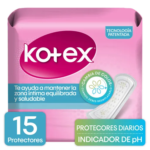 Kotex Protectores con Indicador de pH