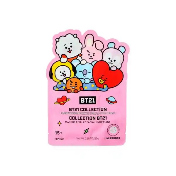 Bt21 Mascarilla Facial Hidratante Impresa