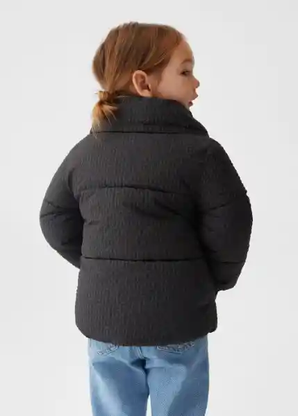Abrigo Anorak Candi Negro Talla 67 Niña Mango
