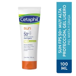 Cetaphil Protección Solar Gel Ligero Sun SPF 50