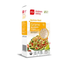 Andean Valley Grano Orgánico de Quinoa Real Blanca