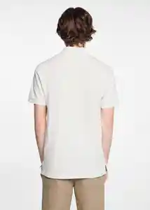 Camisa Polo Slim Off White Talla 21 Teen Niños Mango