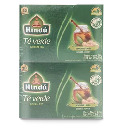 Hindu té Verde Jengibre y Miel