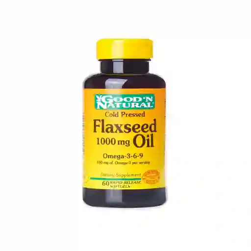 Goodn Natural Good Flaxseed Oil Good 1000Mg X 60 Capsulas