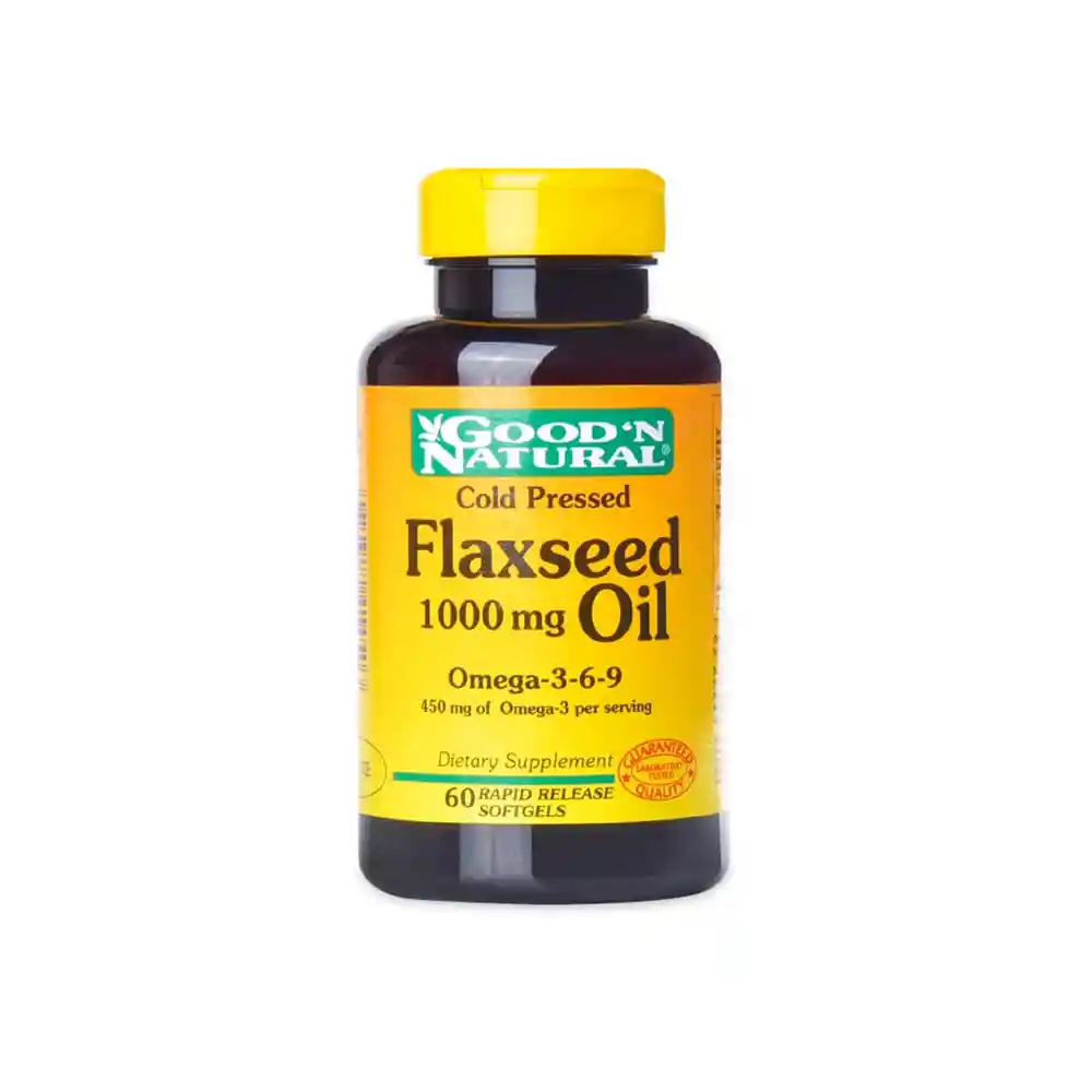 Goodn Natural Good Flaxseed Oil Good 1000Mg X 60 Capsulas