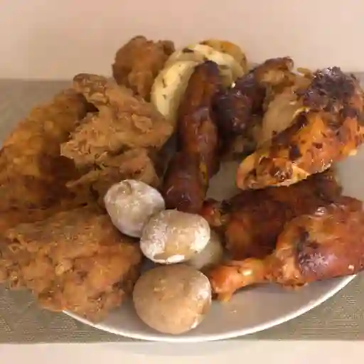 Pollo mixto entero