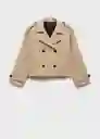 Chaqueta Habana Camel Talla L Mujer Mango