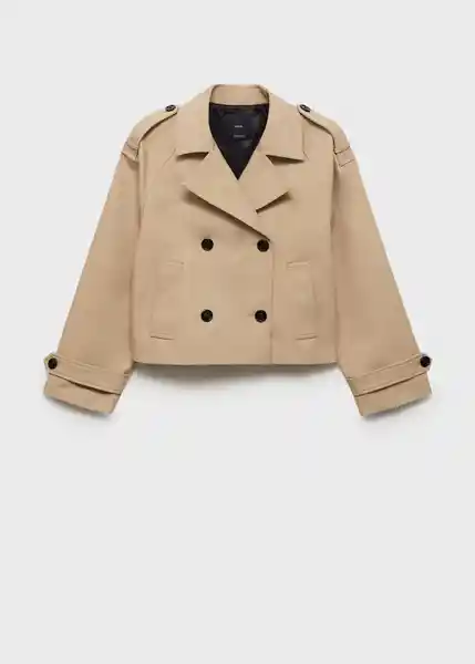 Chaqueta Habana Camel Talla L Mujer Mango