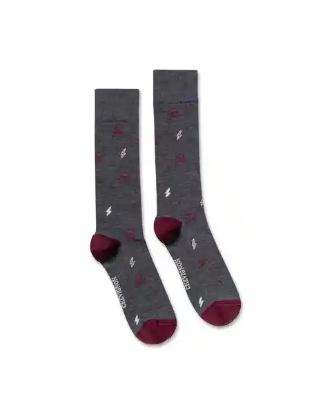 Medias Dots Negro Sombrio Ultraoscuro 10-12 Chevignon