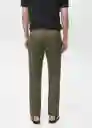 Pantalón Prato Khaki Talla 38 Hombre Mango