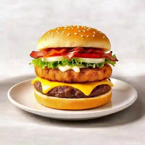 Hamburguesa mixta