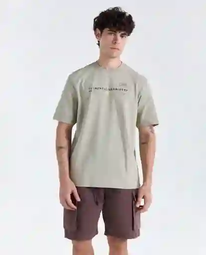 Camiseta Hombre Caqui Talla M 849G008_CAQ150513 Americanino