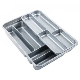 Plastic Forte Home Organizador Cubiertos Plata Plástico 1120012