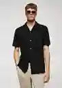 Camiseta Polo Bonheur Negro Talla S Hombre Mango