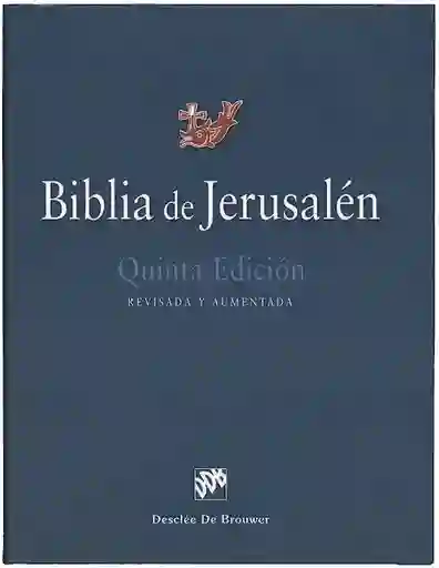 Biblia de Jerusalén Manual Modelo 0 Tapa Flexible