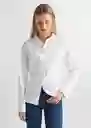 Camisa Isa Blanco Talla 18 Teen Niñas Mango