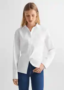 Camisa Isa Blanco Talla 18 Teen Niñas Mango