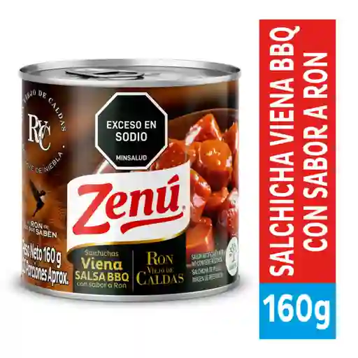 Zenú Salchicha Viena Ron 180 g