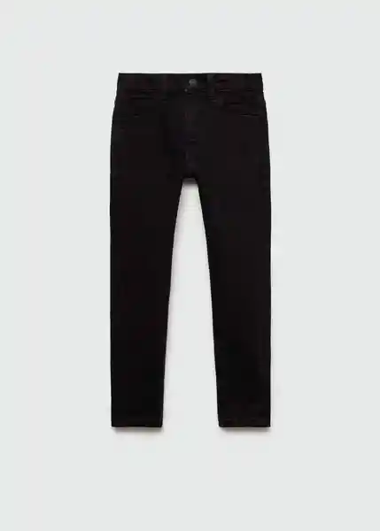 Jean Skinny Tejano Negro Talla 09 Niños Mango