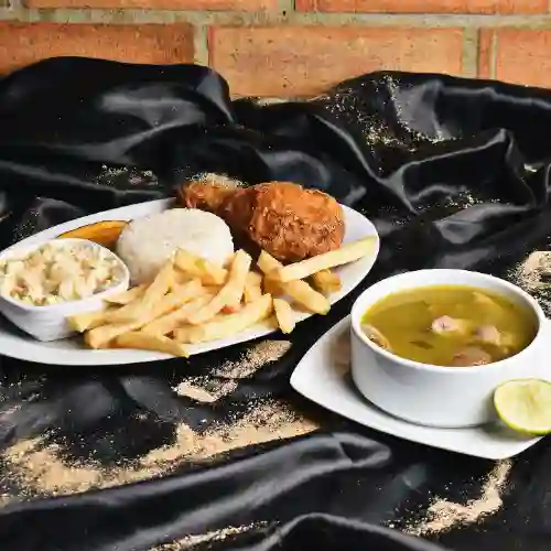 Bandeja con una Presa Apanada