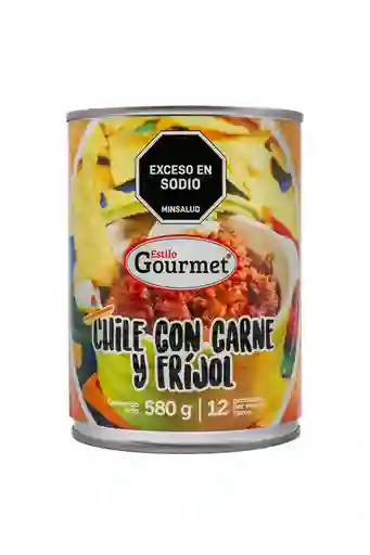 Estilo Gourmet Chile Con Carne y Frijol