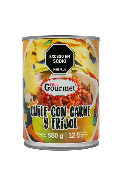 Estilo Gourmet Chile Con Carne y Frijol