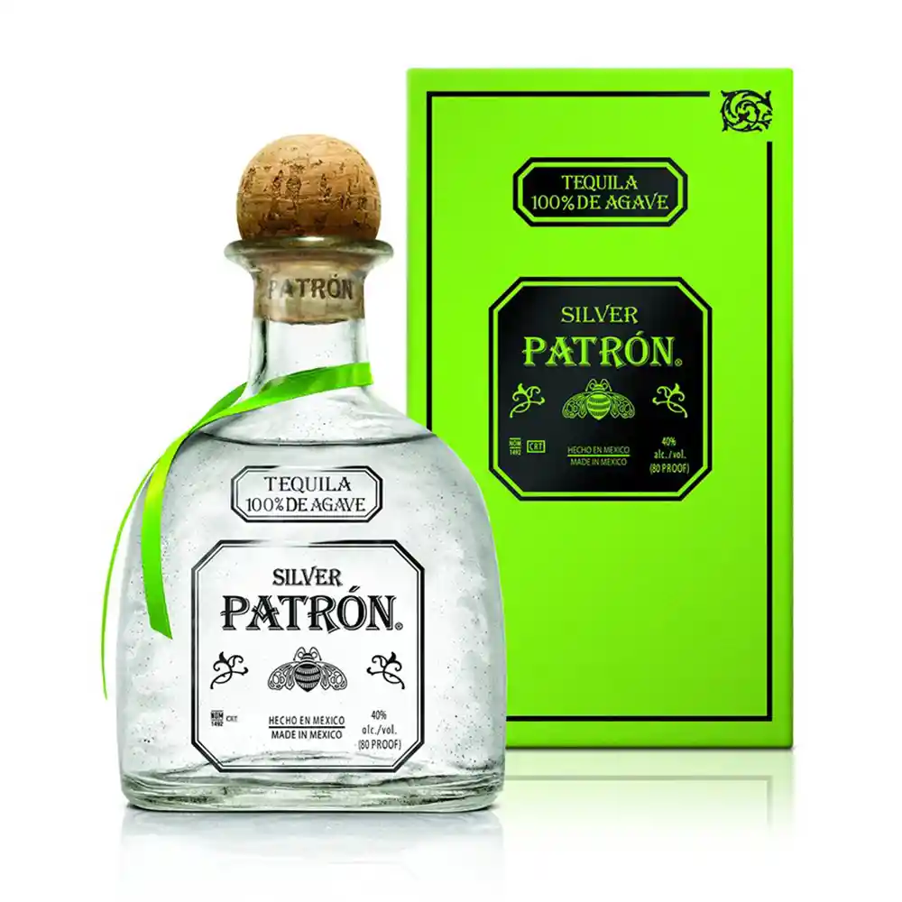 Silver Patrón Tequila Blanco