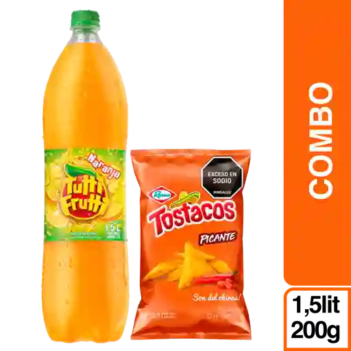 Combo Tutti Frutti Refresco Naranja + Tostacos Picante