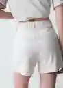 Short Felisa Mujer Crudo Abedul Claro Talla 6 453G332 Naf Naf