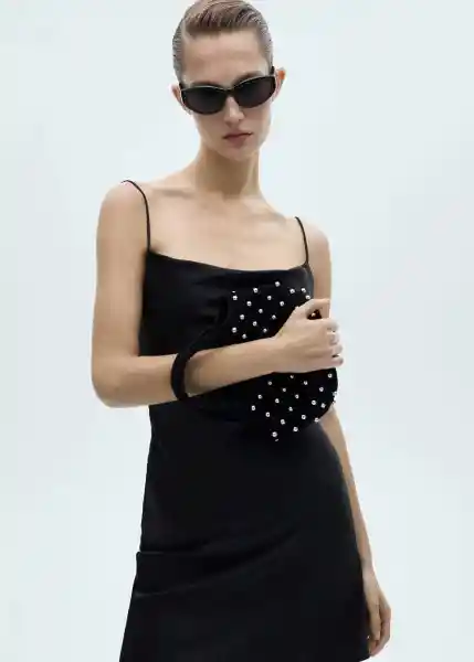 Vestido Lily Negro Talla XS Mujer Mango